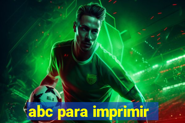 abc para imprimir