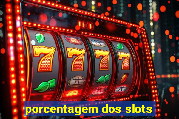 porcentagem dos slots