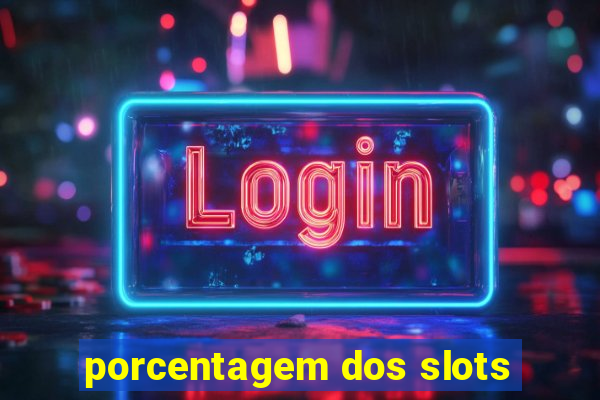 porcentagem dos slots