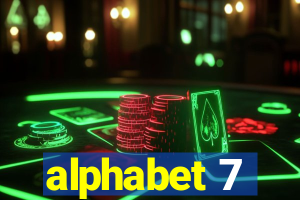 alphabet 7