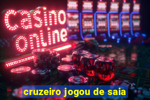 cruzeiro jogou de saia