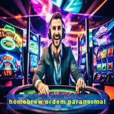 homebrew ordem paranormal