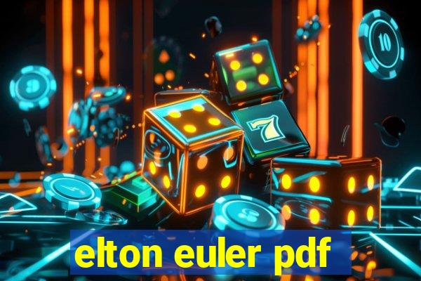 elton euler pdf