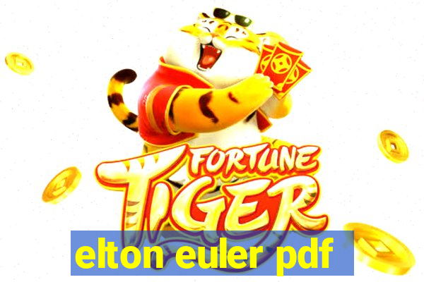 elton euler pdf