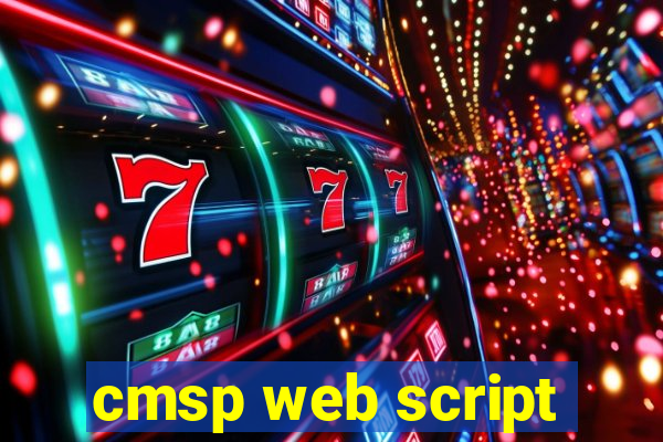 cmsp web script