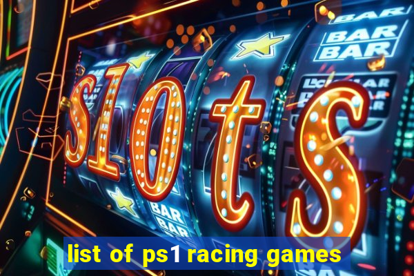 list of ps1 racing games