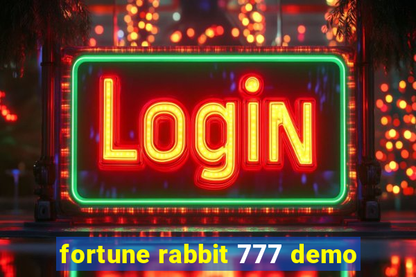 fortune rabbit 777 demo