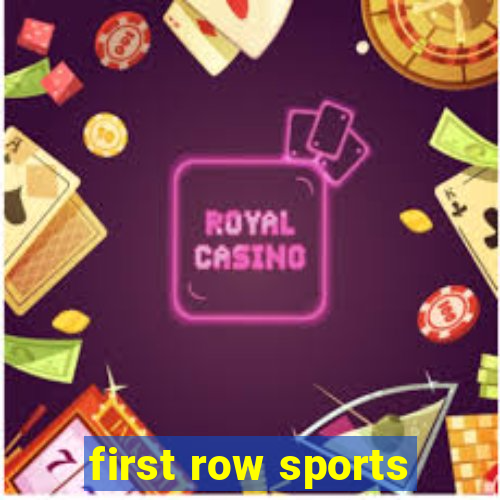 first row sports