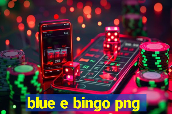 blue e bingo png