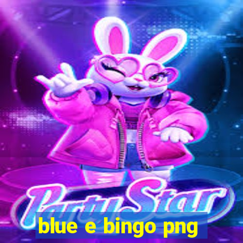 blue e bingo png