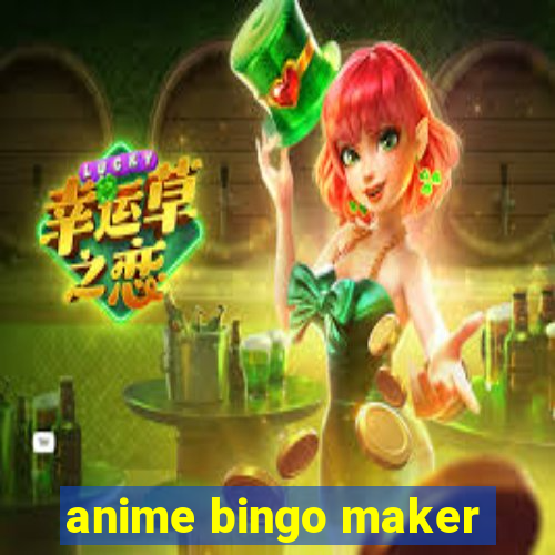 anime bingo maker