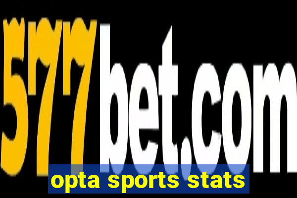 opta sports stats