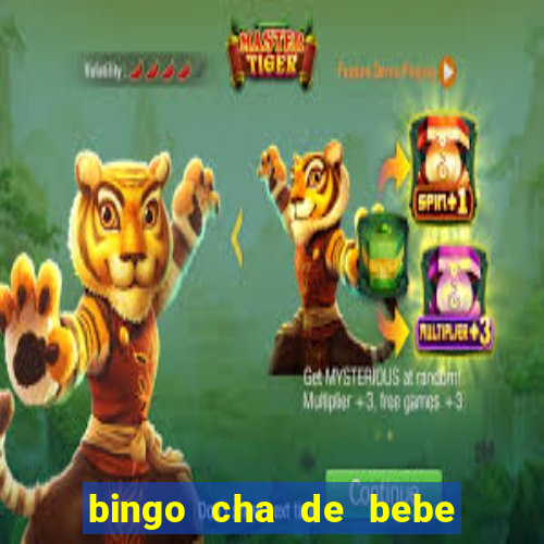 bingo cha de bebe cartelas para imprimir