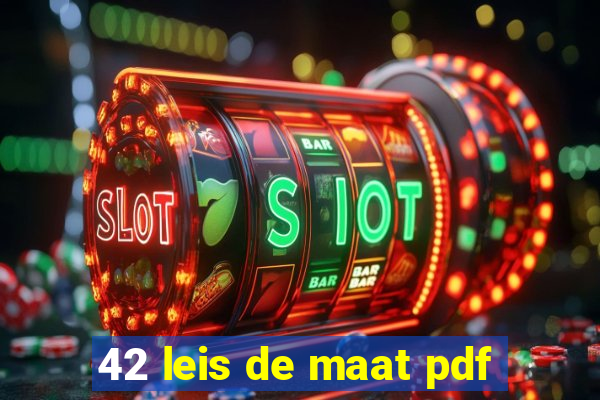 42 leis de maat pdf