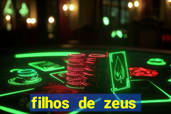 filhos de zeus mitologia grega