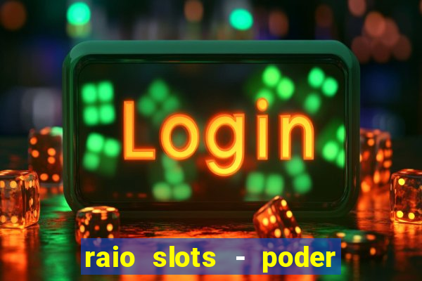 raio slots - poder de zéus