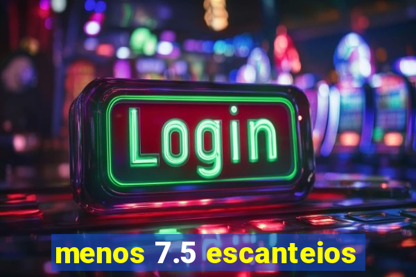 menos 7.5 escanteios