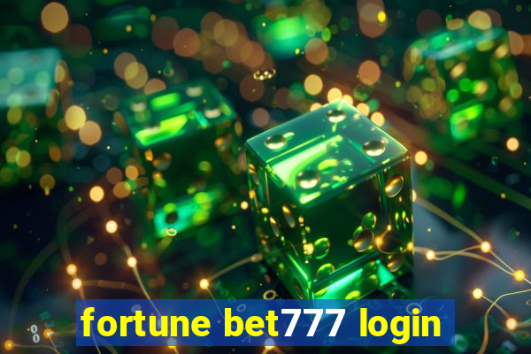 fortune bet777 login