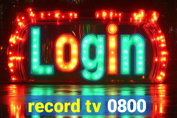 record tv 0800