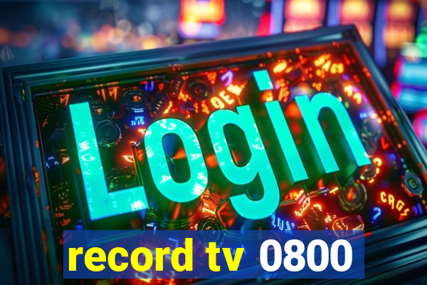 record tv 0800