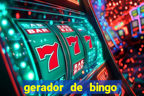 gerador de bingo de palavras