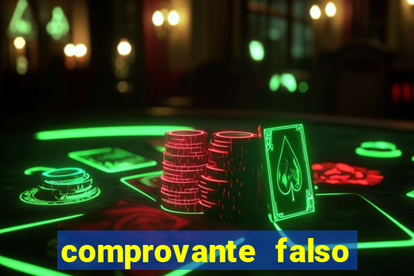 comprovante falso de 50 reais