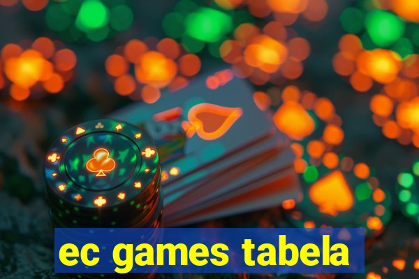 ec games tabela