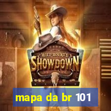 mapa da br 101