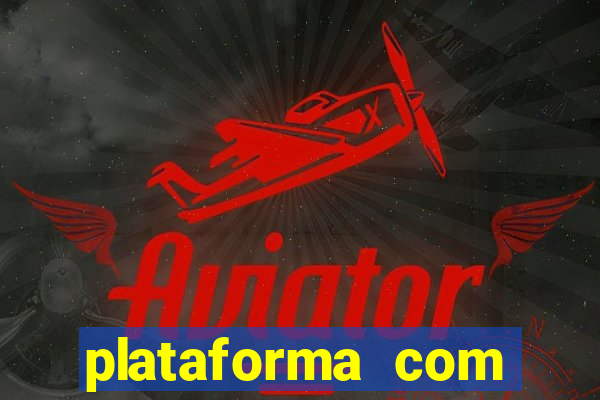 plataforma com chuva de dinheiro