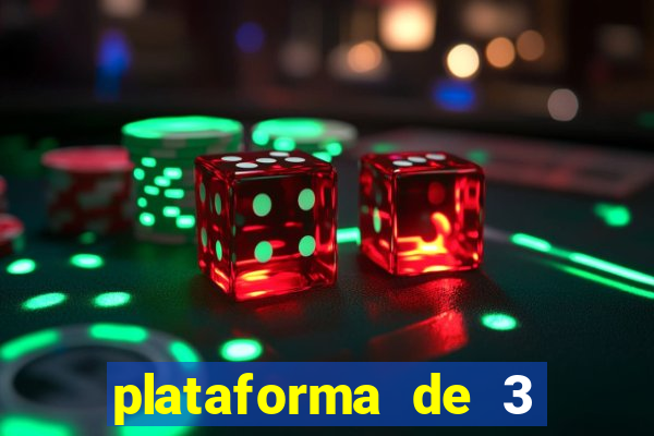 plataforma de 3 reais jogo