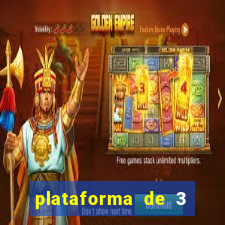 plataforma de 3 reais jogo