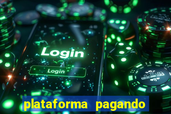 plataforma pagando bonus no cadastro