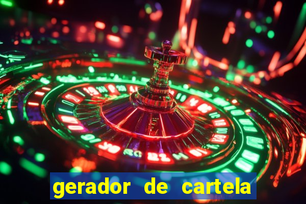 gerador de cartela de bingo