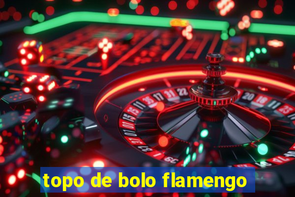 topo de bolo flamengo