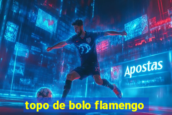 topo de bolo flamengo