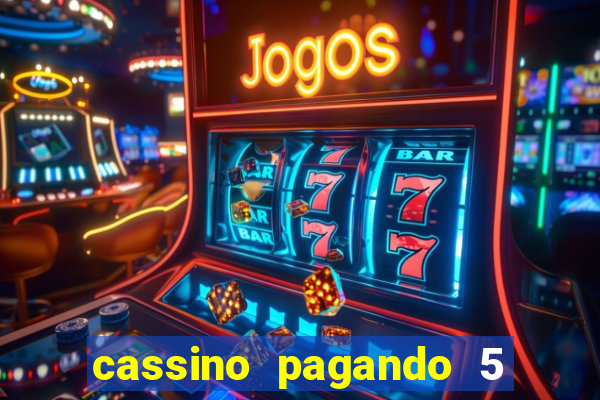 cassino pagando 5 reais no cadastro