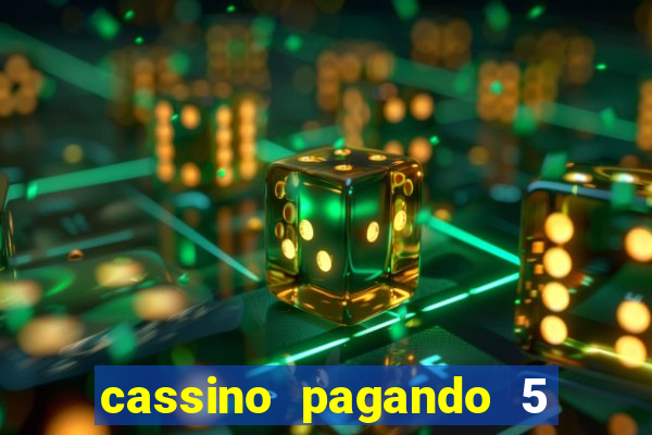 cassino pagando 5 reais no cadastro