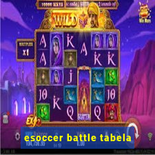 esoccer battle tabela