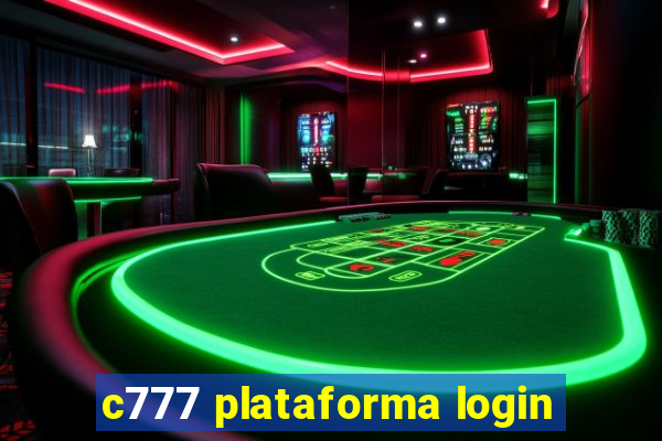 c777 plataforma login