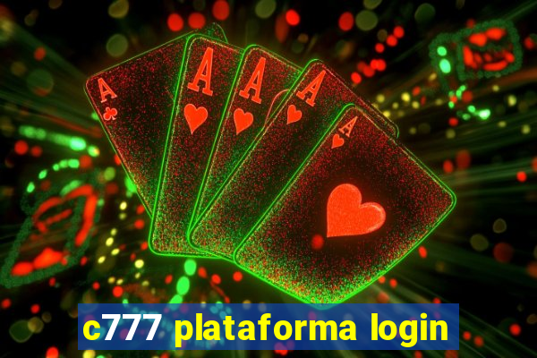 c777 plataforma login