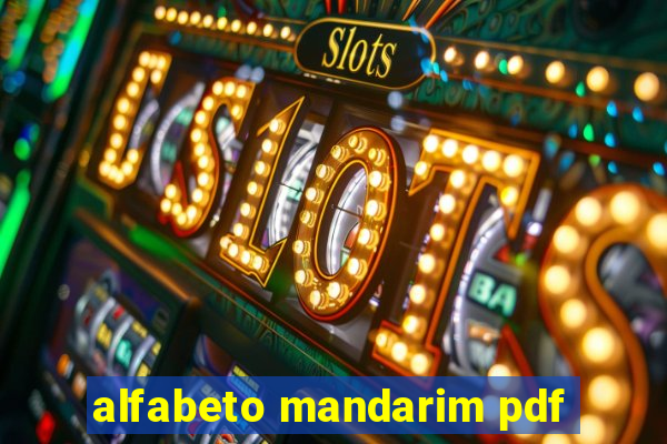 alfabeto mandarim pdf