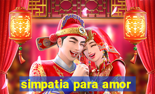 simpatia para amor