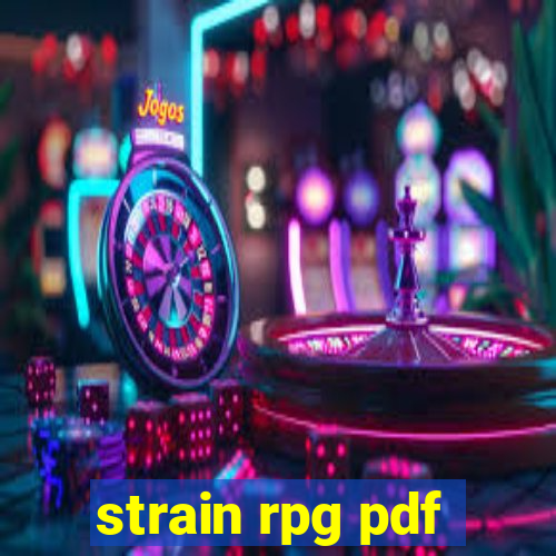 strain rpg pdf