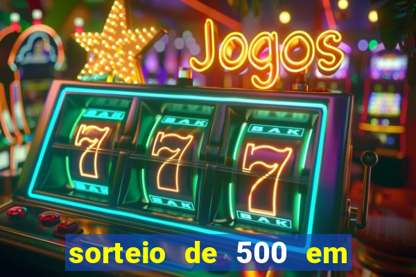 sorteio de 500 em cash toda segunda feira novibet