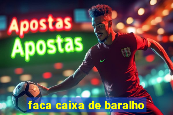 faca caixa de baralho