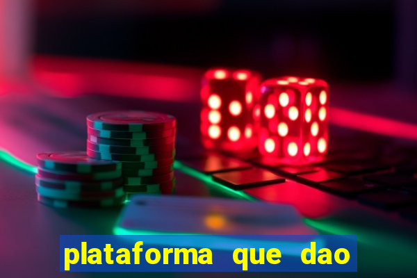 plataforma que dao bonus de cadastro