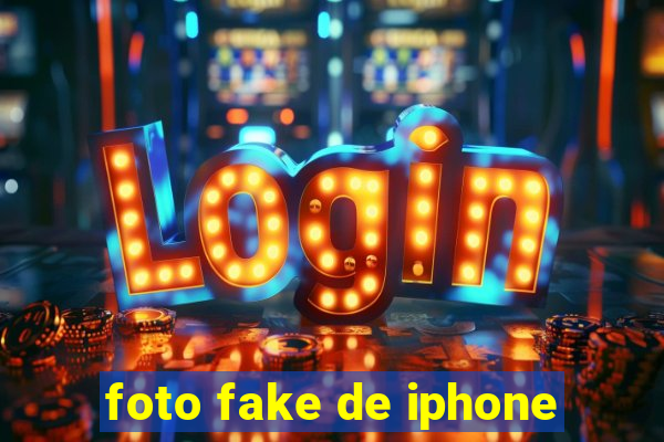 foto fake de iphone