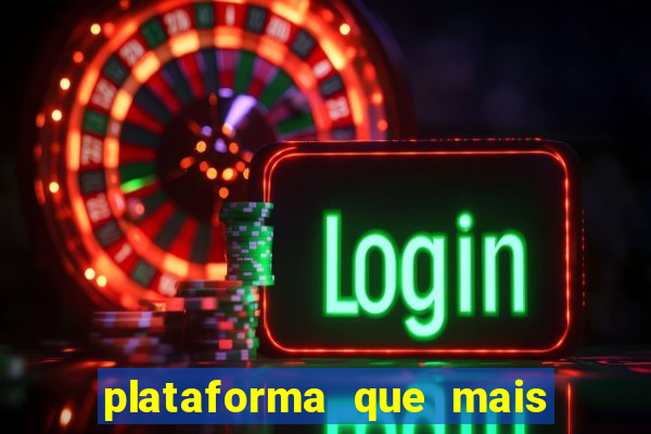 plataforma que mais paga no fortune tiger