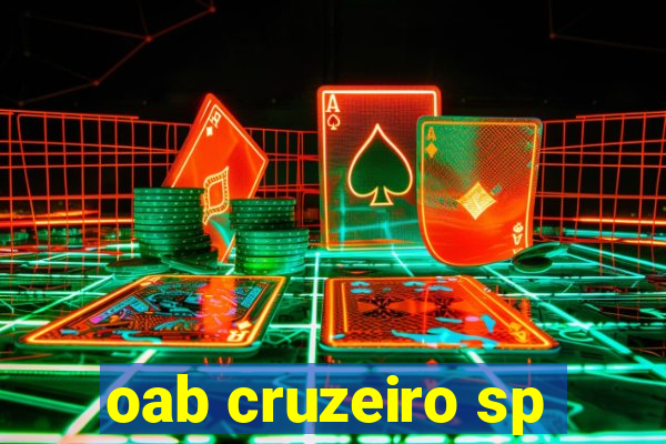 oab cruzeiro sp