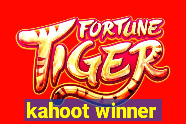 kahoot winner